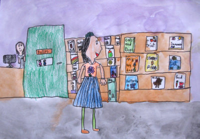 library, Emily Yin, age:5.5