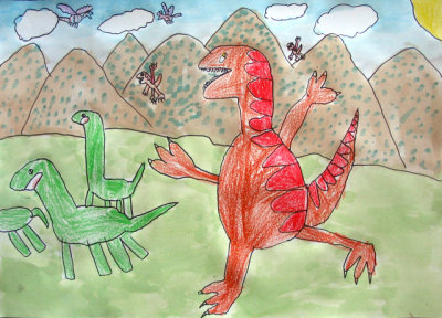 dinosaur, James, age:6