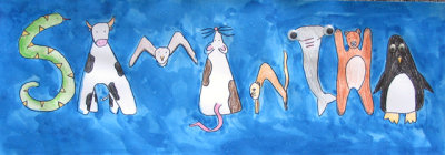 my name design - Animal Samantha, Samantha, age:9.5