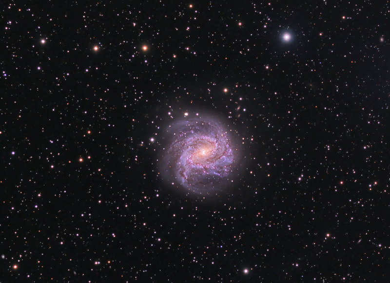 M83 - Barred spiral galaxy in Hydra 