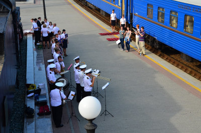 Beginning of the Trans Siberian Train Trip 11 Aug 13