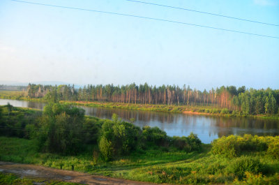 Views from the train passing countryside13 Aug 13