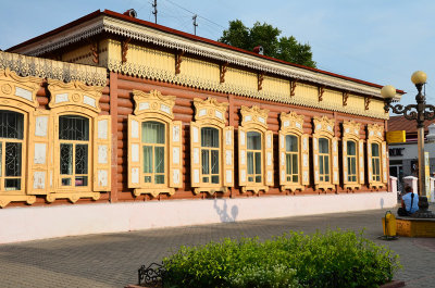 Attractive buildings in Ulan-Ude