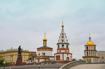 Churches and buildings in Irkutsk