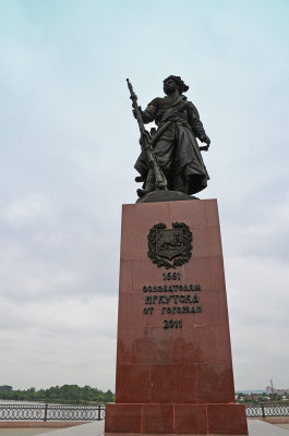 Statue of one of the many heros in Russia