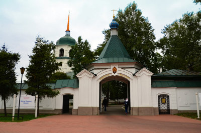 One of the many churches in Irkutsk