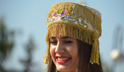 Girl wearing traditional costume 22 Aug 13