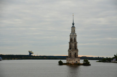  Kalyazin Bell Tower - Volga River at sundown