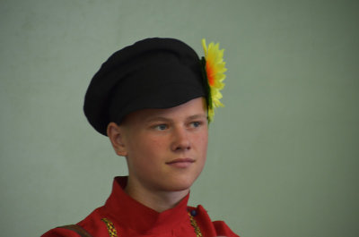 Student in traditional dress