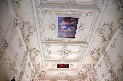 Beautiful Ceiling Inside Catherines Palace