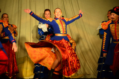 Russian Folk Dance concert for our enjoyment 3 Sep 13