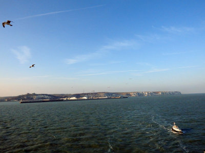 Leaving England after a day in Dover 23 Mar, 15