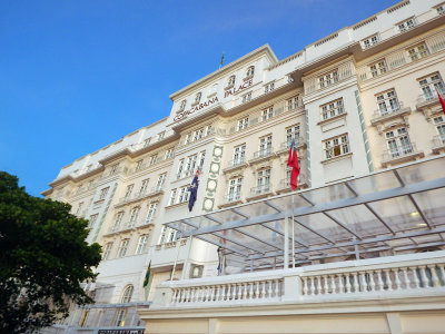Copacabane Palace Hotel in Rio de Janeiro