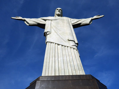 Christ the Redeemer the statue is 30 metres (98 ft) tall