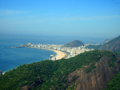 View of Copacabana Beach from Sugarloaf Mountain