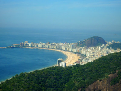 View of Copacabana Beach from Sugarloaf Mountain 31 January, 2016