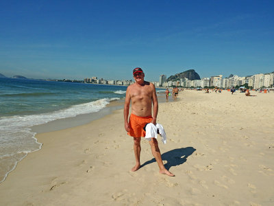 Dave on Copacabana Beach