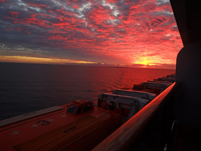 Leaving Montevideo 5 February, 2016