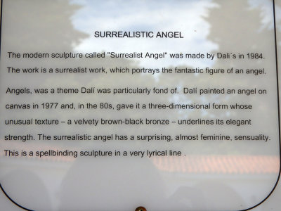 Information sign - Surrealistic Angel