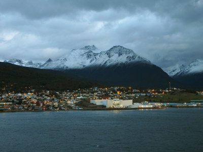 Arriving in Ushuaia in Argentina 10 February, 2016