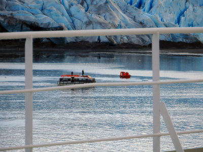 The tender rescuing the rescue boat 14 February, 2016