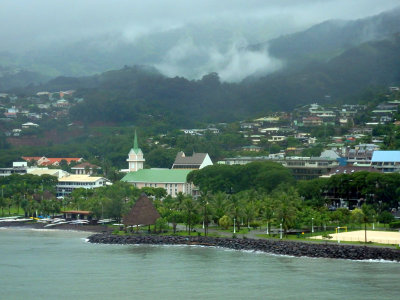 Arriving in Papeete