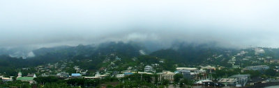 Papeete on a wet tropical day