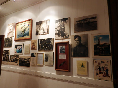 Memorabilia at the James Norman Hall museum