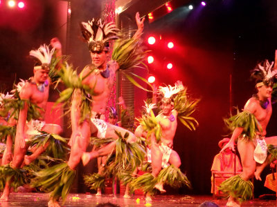 Folkloric show onboard the ship