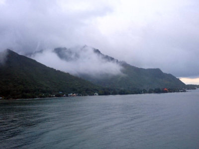 Arriving in Moorea 27 February, 2016