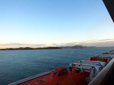 Arriving in the Bay of Islands, New Zealand 5 March, 2016