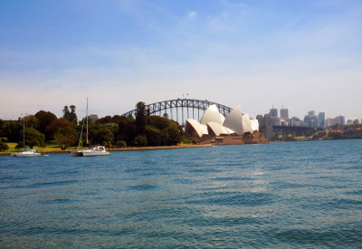 Opera House and Sydney Harbour Bridge 10 March, 2016