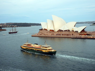 Busy Sydney Harbour