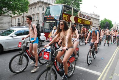   London World Naked Bike Ride 2015 300