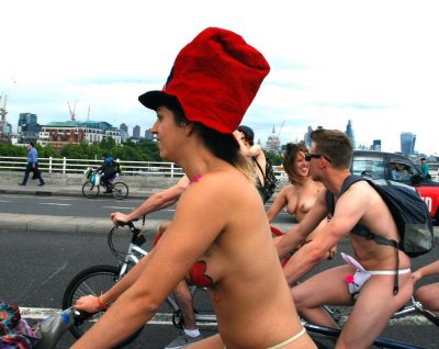   London World Naked Bike Ride 2015 540