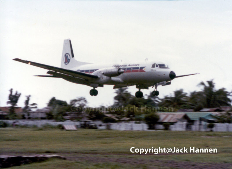 HS-748 RP-C1021 landing at Jolo, Sulu (JOL/RPMJ)