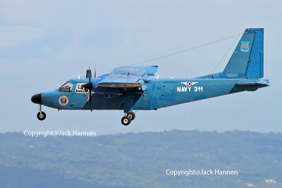 Philippine Navy #311 coming in to land.
