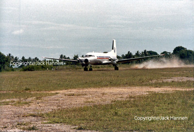 PAL HS-748 RP-C1042 at Sanga-Sanga Airport (SGS),  Tawi-Tawi (TWT/RPMN), Sulu