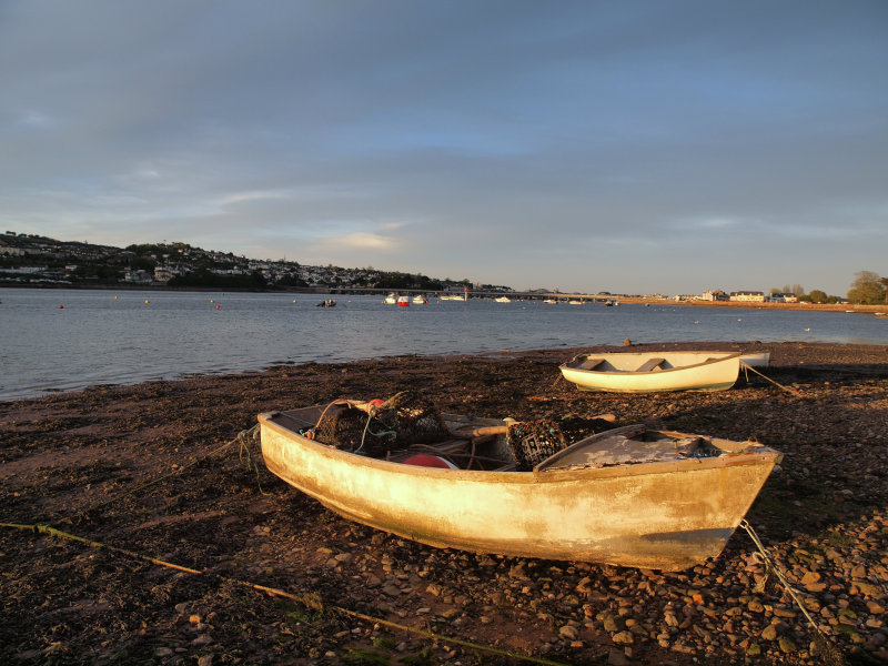 SUNSET ALONG RIVER TEIGN DEVON