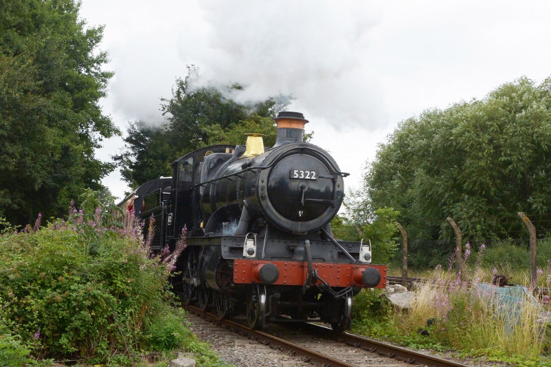 5322 ON A RUN AT DIDCOT RAILWAY CENTRE