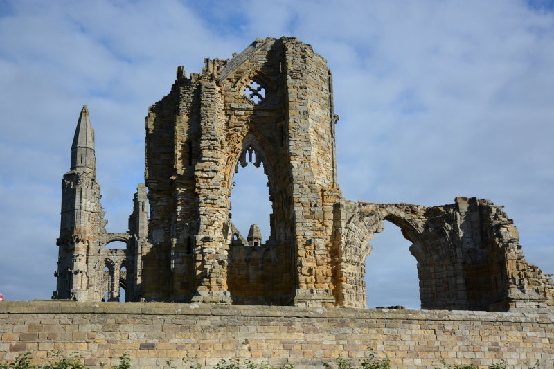 Whitby Abbey founded  in 657 AD North Yorkshire