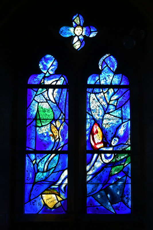 Marc Chagall glass at All Saint's Church Tudely Kent