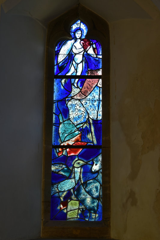 Marc Chagall glass at All Saint's Church Tudely Kent
