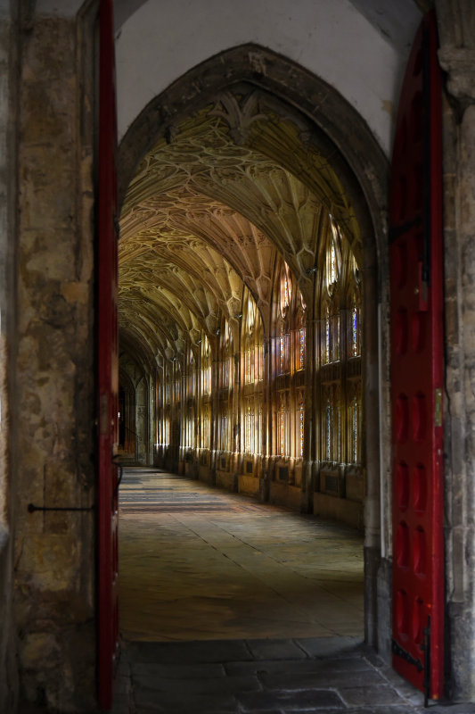 Gloucester Cathedral Cloisters, Gloucestershire 