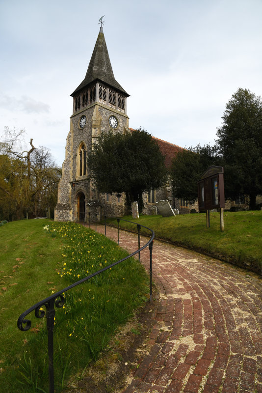 St Nicholas church, Wickham, Hampshire