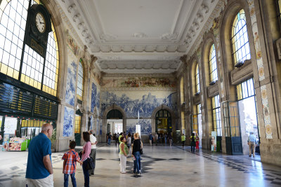 Sao Bento railway station Porto Portugal