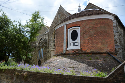 Water cistern in Rye Churchyard Kent
