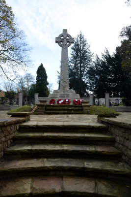 War Memorial at Epsom Downs Cemetery