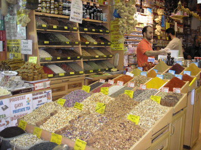 Now we're at the Spice Market, a good walk away from the Bazaar