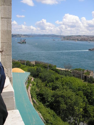View from the Palace toward the Bosphorus